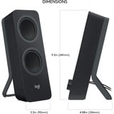 Logitech Z207 Negro Inalámbrico y alámbrico 5 W, Altavoces de PC negro, 2.0 canales, Inalámbrico y alámbrico, 5 W, Negro
