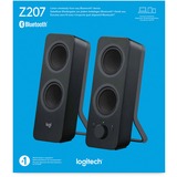Logitech Z207 Negro Inalámbrico y alámbrico 5 W, Altavoces de PC negro, 2.0 canales, Inalámbrico y alámbrico, 5 W, Negro