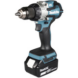 Makita Kit combo de batería DLX2533TJ, taladro atornillador a batería DDF489Z + llave de impacto a batería DTW300Z, 18 voltios, Destornillador azul/Negro