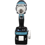 Makita Kit combo de batería DLX2533TJ, taladro atornillador a batería DDF489Z + llave de impacto a batería DTW300Z, 18 voltios, Destornillador azul/Negro