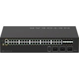 Netgear GSM4248UX Gestionado L2/L3 Gigabit Ethernet (10/100/1000) Energía sobre Ethernet (PoE) 2U Negro, Interruptor/Conmutador negro, Gestionado, L2/L3, Gigabit Ethernet (10/100/1000), Energía sobre Ethernet (PoE), Montaje en rack, 2U