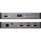 OWC OWCTB4HUB5P base para portátil y replicador de puertos Alámbrico Thunderbolt Gris, Estación de acoplamiento gris/Negro, Alámbrico, Thunderbolt, Gris, Space Gray, 40 Gbit/s, Aluminio, Plástico