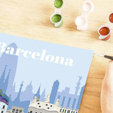 Ravensburger CreArt - Barcelona colorida, Pintura 