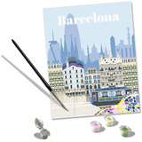 Ravensburger CreArt - Barcelona colorida, Pintura 