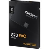 Samsung 870 EVO 4 TB 2.5" Serial ATA III V-NAND MLC, Unidad de estado sólido 4 TB, 2.5", 560 MB/s, 6 Gbit/s