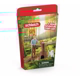 Schleich ¡Set de Bolsillo! Guardabosques, Muñecos 