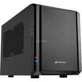 Sharkoon QB One Negro, Cajas de torre negro, PC, Negro, Mini-ITX, 15 cm, 31,5 cm, 14,5 cm