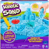 Spin Master KINETIC SAND -ARENA MÁGICA - SET SANDBOX - Set con Arenero Niños, 454g de arena azul, morada o verde y 4 accesorios - Modelo Aleatorio - Kit Manualidades Niños - 6024397 - Juguetes Niños 3 Años +, Juego de arena
