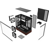 Thermaltake View 270 Plus WS ARGB, Cajas de torre negro/Madera