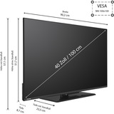 Toshiba 40QV3F63DAZ, TV QLED negro