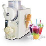 Unold 2in1-Slush und Softeismaschine Sofie 48950 2 L 150 W, Heladera blanco, 2 L, LED, Blanco, 435 mm, 226 mm, 442 mm