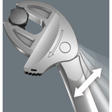 Wera 6006 Joker S / L - Llave doble autoajustable, Llave de tuercas plateado