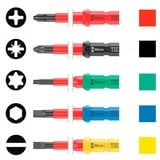 Wera Kraftform Kompakt VDE Big Pack 1, 26 piezas, Destornillador amarillo/Rojo