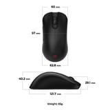 Zowie ZA13-DW ratón Juego mano derecha RF inalámbrico 3200 DPI, Ratones para gaming negro, mano derecha, RF inalámbrico, 3200 DPI, Negro