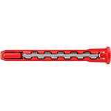 fischer Taco de vástago largo HybridPower 10x90 FUS, Pasador rojo/Gris