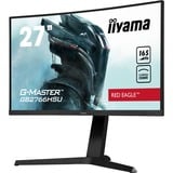 iiyama G-MASTER GB2766HSU-B1 LED display 68,6 cm (27") 1920 x 1080 Pixeles Full HD Negro, Monitor de gaming negro, 68,6 cm (27"), 1920 x 1080 Pixeles, Full HD, LED, 1 ms, Negro