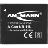 Ansmann A-Can NB-11L Ión de litio 600 mAh, Batería para cámara 600 mAh, 3,7 V, Ión de litio, 1 pieza(s)