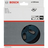 Bosch 2 608 601 053 papel de lija Almohadilla de lijado 1 pieza(s), Plato lijador negro, Almohadilla de lijado, 150 mm, 150 mm, 1 pieza(s)