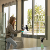 Cecotec Conga Rockstar 3700 Glass, Aspiradora de ventanas gris/Negro