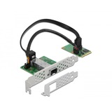 DeLOCK 95267 tarjeta y adaptador de interfaz Interno SFP, Adaptador de red Mini PCI Express, SFP, Full-height / Half-length