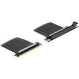 DeLOCK Tarjeta Riser PCI E 4.0 x16>x16 Slot 90° con cable 30cm, Tarjeta de ampliación negro