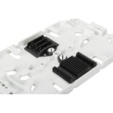 Digitus Caja de empalme de fibra óptica para 12 fibras incl. soporte de empalme para crimpado y protección termocontraíble, Caja de fíbra óptica blanco