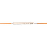 Digitus Protector de empalme por crimpar LWL, con aprobación de telecomunicaciones TS0338/96, Guía para cable plateado