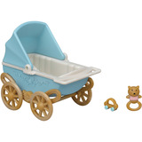 EPOCH Sylvanian Families - Gemelos Conejos de Chocolate con Cochecito, Juegos de construcción 