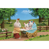 EPOCH Sylvanian Families - Gemelos Conejos de Chocolate con Cochecito, Juegos de construcción 
