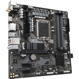 GIGABYTE B760M DS3H AX DDR4 Placa base - Soporta CPUs Intel Core de 14ª generación, VRM digital de 6+2+1 fases, hasta 5333MHz DDR4 (OC), 2xPCIe 4.0 M.2, Wi-Fi 6E, LAN de 2.5GbE, USB 3.2 Gen2 negro/Gris, VRM digital de 6+2+1 fases, hasta 5333MHz DDR4 (OC), 2xPCIe 4.0 M.2, Wi-Fi 6E, LAN de 2.5GbE, USB 3.2 Gen2, Intel, LGA 1700, Intel® Celeron®, Intel® Core™ i3, Intel® Core™ i5, Intel® Core™ i7, Intel® Core™ i9,..., LGA 1700, DDR4-SDRAM, 128 GB