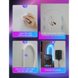 Govee Neon Rope Light 2 Clips, Soporte blanco