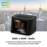 Karcher DAB 2420, Radio despertador negro