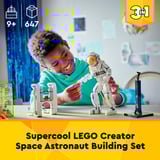 LEGO Creator Astronauta Espacial, Juegos de construcción Juego de construcción, 9 año(s), Plástico, 647 pieza(s), 942 g