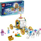 LEGO Disney Princess 43192 Disney Carruaje Real de Cenicienta Carruaje de Juguete, Juegos de construcción Juego de construcción, 6 año(s), Plástico, 237 pieza(s), 436 g