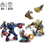 LEGO Thor de Vengadores: Endgame vs. Chitauri, Juegos de construcción Juego de construcción, 8 año(s), Plástico, 373 pieza(s), 384 g