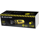 Ledlenser EX7 Negro, Amarillo Linterna universal, Luz de trabajo amarillo/Negro, Linterna universal, Negro, Amarillo, IPX8, 200 lm, 120 m, AAA