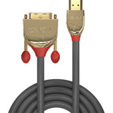 Lindy Cable HDMI a DVI, Gold Line gris