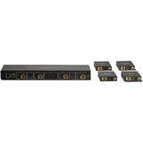 Lindy Extensor Matriz HDMI 4x4, Splitter HDMI negro