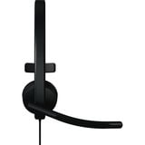 Logitech H570E Auriculares Alámbrico Diadema Oficina/Centro de llamadas USB Tipo C Negro, Auriculares con micrófono negro, Alámbrico, Oficina/Centro de llamadas, 89 g, Auriculares, Negro