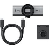 Logitech MX Brio cámara web 8,5 MP 4096 x 2160 Pixeles USB Grafito, Webcam gris/Negro, 8,5 MP, 4096 x 2160 Pixeles, 4K Ultra HD, 60 pps, 4x, Tapa de obturador