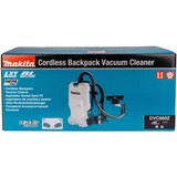 Makita DVC660Z aspiradora 5,5 L Aspiradora de tambor Secar 95 W Bolsa para el polvo, Aspiradora de suelo blanco/Azul, 95 W, Aspiradora de tambor, Secar, Bolsa para el polvo, 5,5 L, HEPA