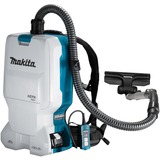 Makita DVC660Z aspiradora 5,5 L Aspiradora de tambor Secar 95 W Bolsa para el polvo, Aspiradora de suelo blanco/Azul, 95 W, Aspiradora de tambor, Secar, Bolsa para el polvo, 5,5 L, HEPA