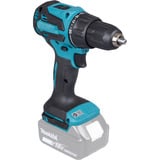 Makita Taladro atornillador percutor a batería DHP490Z, 18 Voltios, Martillo atornillador azul/Negro