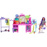 Mattel Extra Doll & Vanity Playset, Muñecos Muñeca fashion, Femenino, 3 año(s), Chica, Multicolor