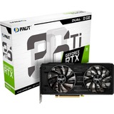 Palit GeForce RTX 3060 Ti Dual V1 NVIDIA 8 GB GDDR6, Tarjeta gráfica GeForce RTX 3060 Ti, 8 GB, GDDR6, 256 bit, 7680 x 4320 Pixeles, PCI Express 4.0
