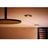 Philips Hue White & Color Ambiance Xamento Foco empotrable, Luz de LED negro