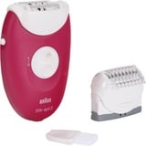 Procter & Gamble Silk-épil 3 3276 20 pinzas Rosa, Blanco, Depiladora rosa neón/blanco, Rosa, Blanco, 20 pinzas, Corriente alterna, Caja
