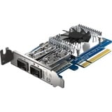 QNAP QXG-25G2SF-CX6 adaptador y tarjeta de red Interno Fibra 25000 Mbit/s Interno, Alámbrico, PCI Express, Fibra, 25000 Mbit/s