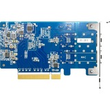 QNAP QXG-25G2SF-CX6 adaptador y tarjeta de red Interno Fibra 25000 Mbit/s Interno, Alámbrico, PCI Express, Fibra, 25000 Mbit/s