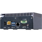 Shuttle Edge PC SPCEL03 0,46 l tamaño PC Negro x6413E Intel® SoC BGA 1493 1,5 GHz, Barebone gris oscuro, 0,46 l tamaño PC, Mini PC barebone, Intel® SoC, BGA 1493, DDR4-SDRAM, SATA